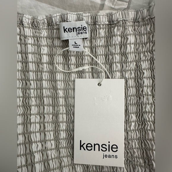 NWT Kensie jeans striped top 100% cotton SZ Large - Picture 6 of 7